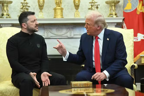 Trump retó a Zelenski como un padre reta a su hijo pequeño.