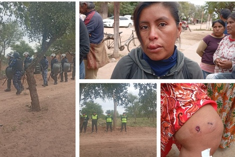 Reprimieron a indígenas en un conflicto con un criollo