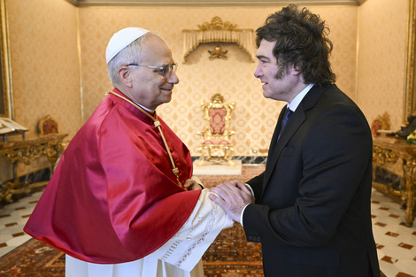 Milei se reunió con el Papa León XIV