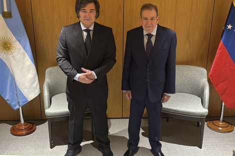 Javier Milei se reunió con el opositor venezolano Edmundo González en Madrid